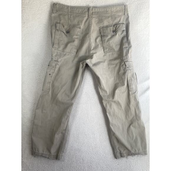 Levis Cargo Pants Mens 38x32 Beige Loose Straight Utility Outdoors READ/STAINS - Picture 5 of 16